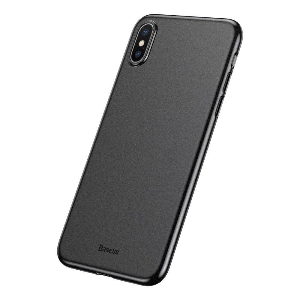 Чохол-накладка Baseus Wing Series Case for iPhone Xs Max, Full Black