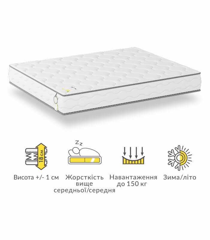 Матрац ортопедичний Unity 160x190 см - фото 2 Матрац ортопедичний Unity 160x190 см - фото 2