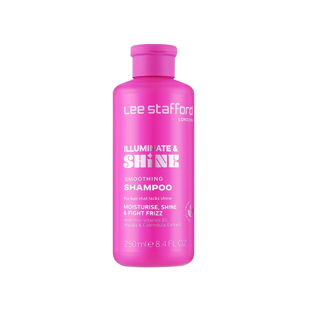 Шампунь розгладжуючий для волосся Lee Stafford Illuminate & Shine Smoothing Shampoo 250 мл Шампунь розгладжуючий для волосся Lee Stafford Illuminate & Shine Smoothing Shampoo 250 мл