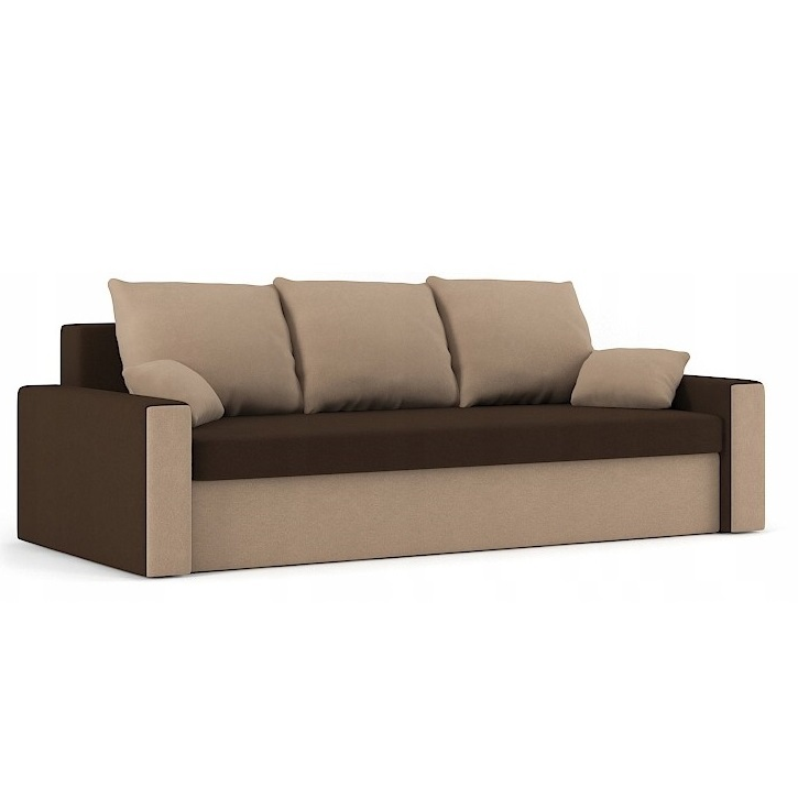 Диван Зеус 225х90 см Коричневый/Капучино (25484745)