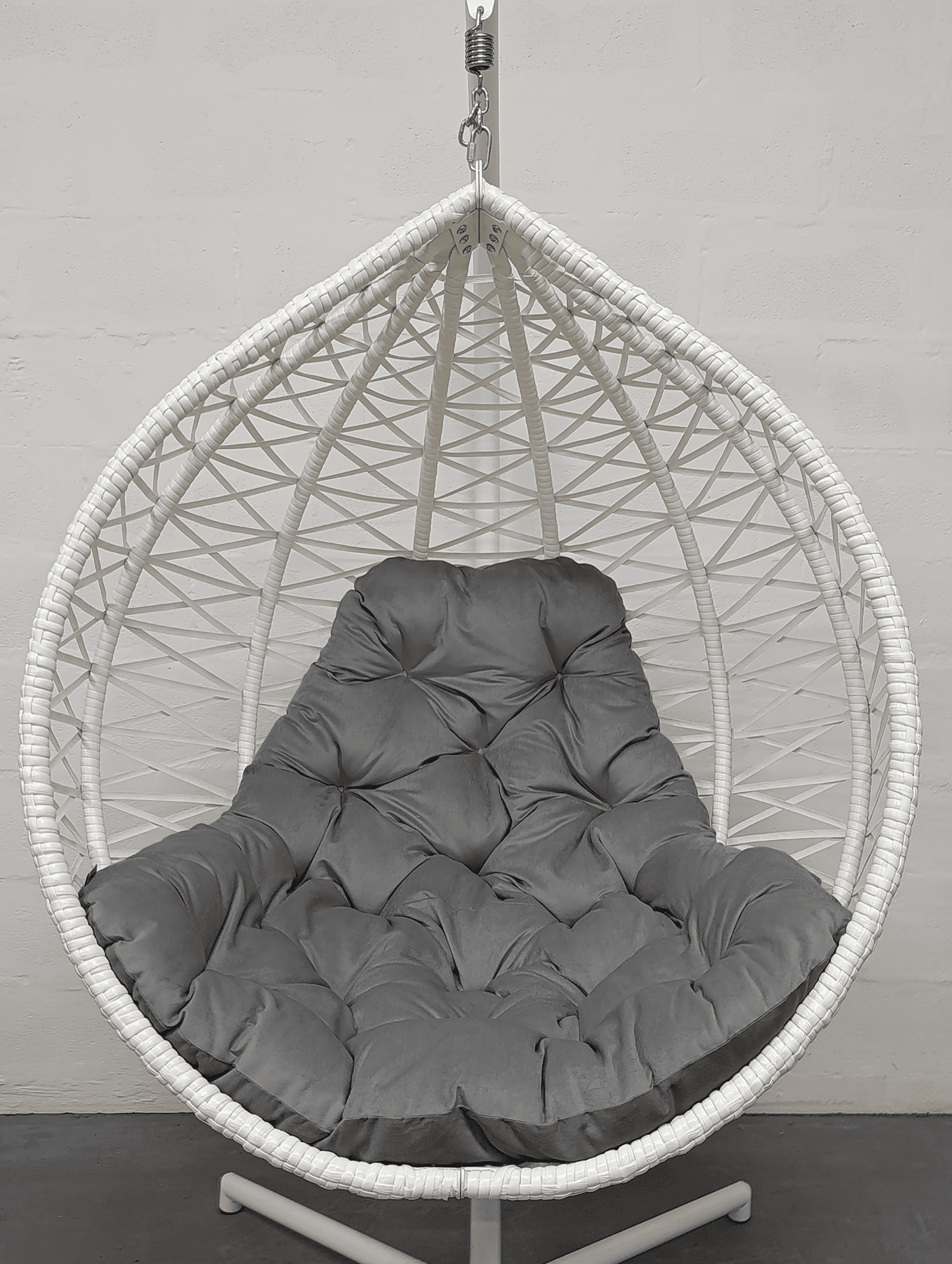 Подушка для кресла-кокона велюр 19 Серый опал (5920) - фото 1 Подушка для кресла-кокона велюр 19 Серый опал (5920) - фото 1