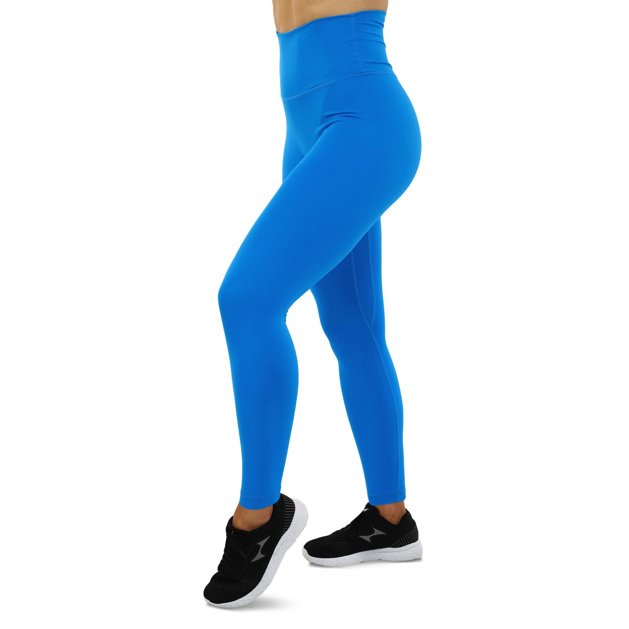 Лосины спортивные женские VSX C350 с высокой талией M (C350_Синий_M)