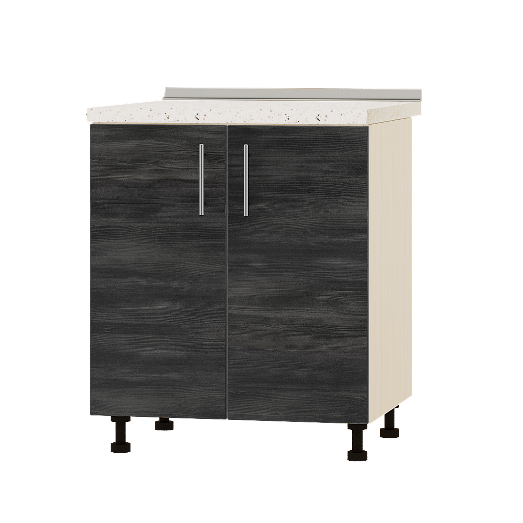 Шкаф нижний Эверест Оптима модуль Низ Н82-700 70х47х85 см Северное дерево темное/Дуб Молочный (04250)