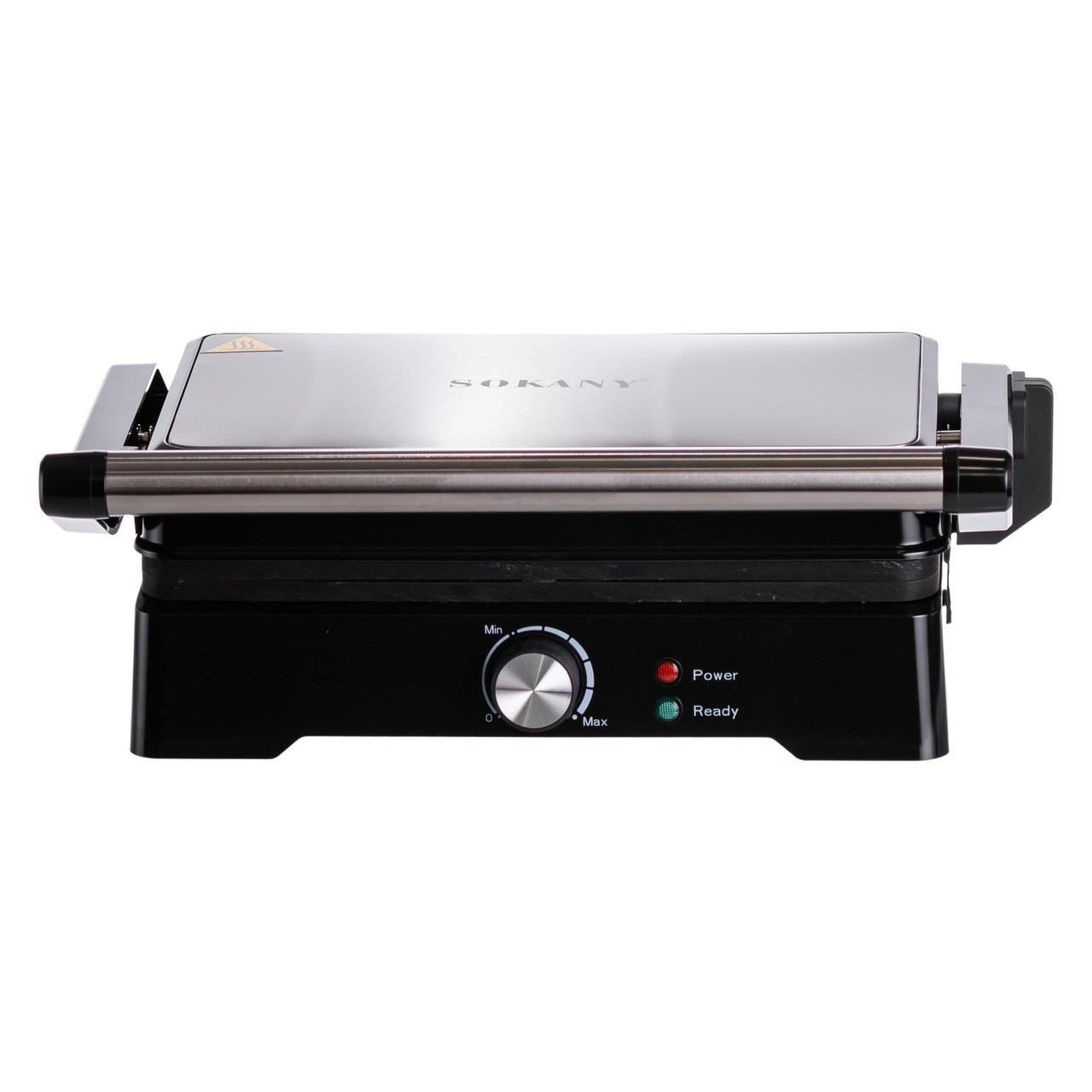 Электрогриль прижимной Sokany SK-08026 с антипригарным покрытием 1500 Вт (SK-08026) Электрогриль прижимной Sokany SK-08026 с антипригарным покрытием 1500 Вт (SK-08026)