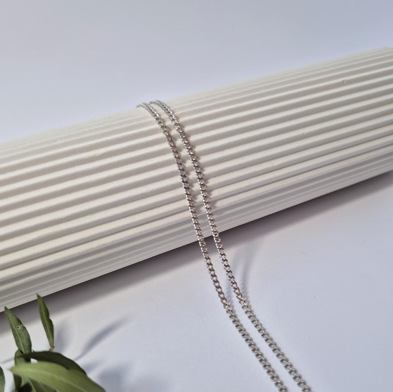 Цепочка панцирь серебро 925 пробы родированное 4,01 г 45 см (pd60rod)