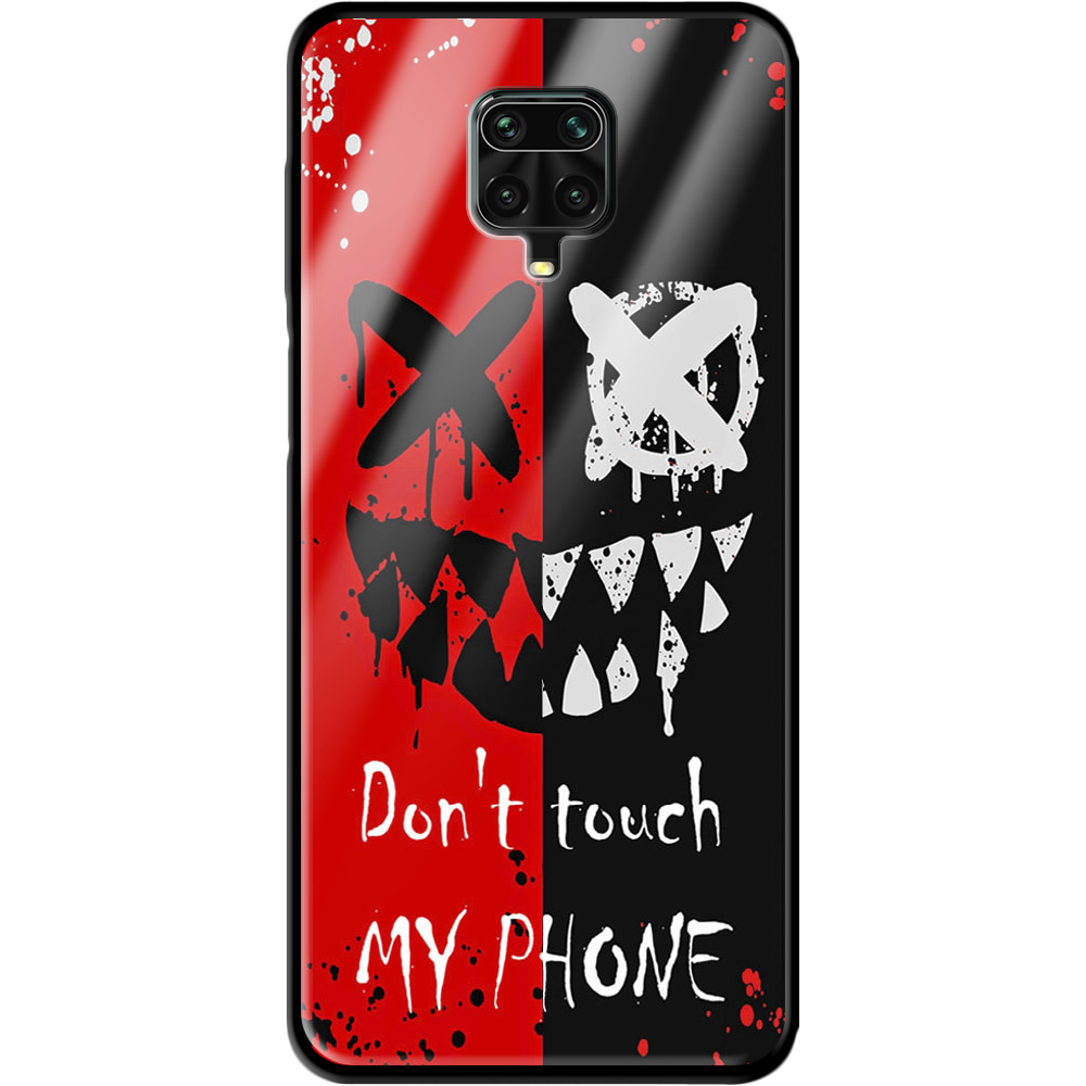 Чохол Boxface Xiaomi Redmi Note 9S Bad Smile Чорний силікон зі склом (39475-up2468-40098)