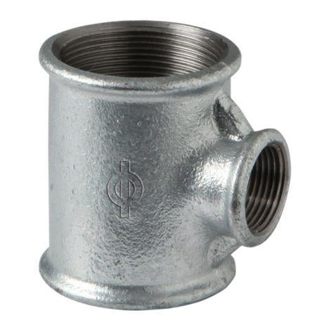 Тройник Atusa ВВВ 1 1/2х1/2х1 1/2" чугун оцинкованный (AKV-13025737)