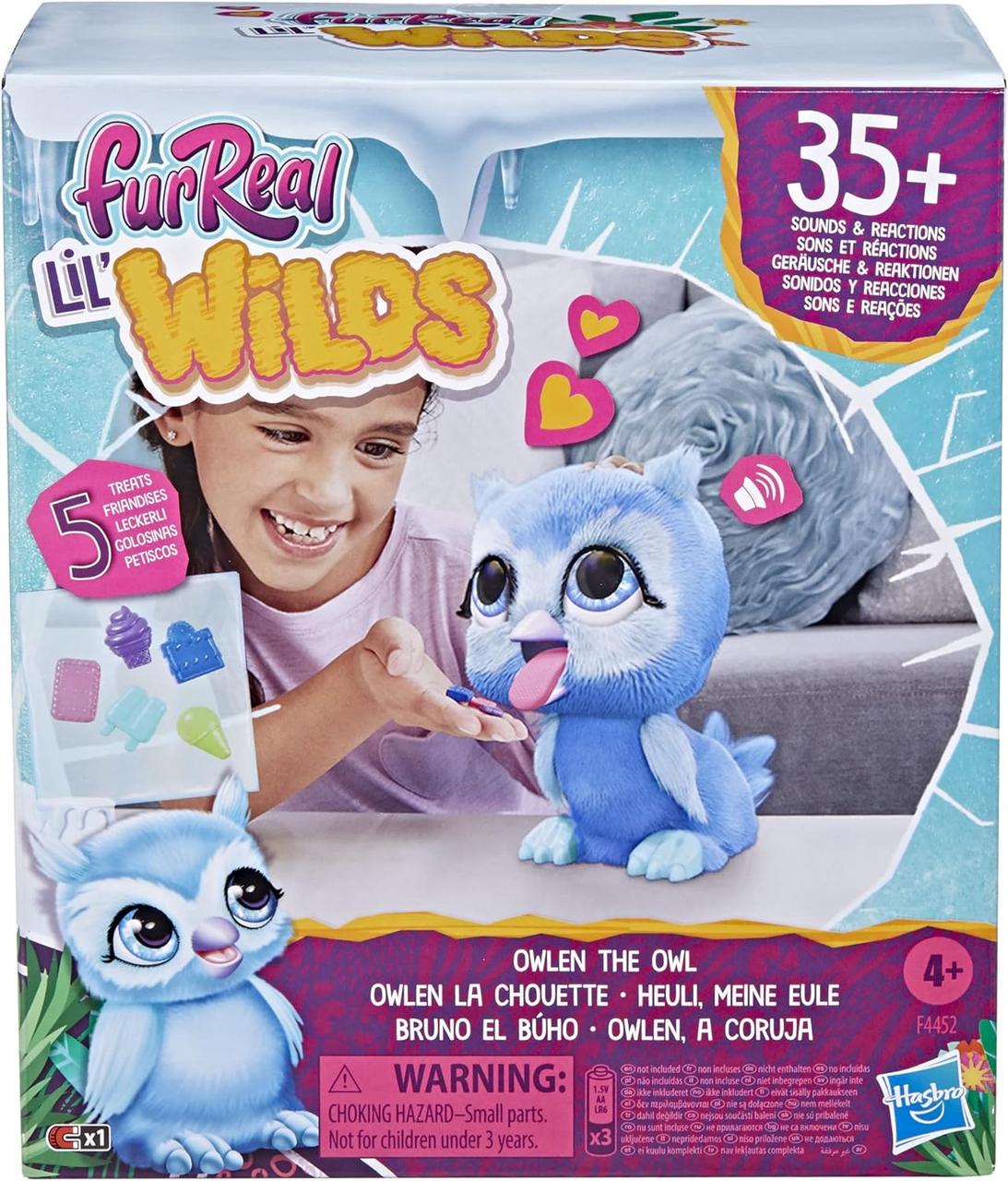 Интерактивная игрушка Сова FurReal Lil Wilds Owlen The Owl Toy Electronic Pets F4452 (21265960) - фото 3