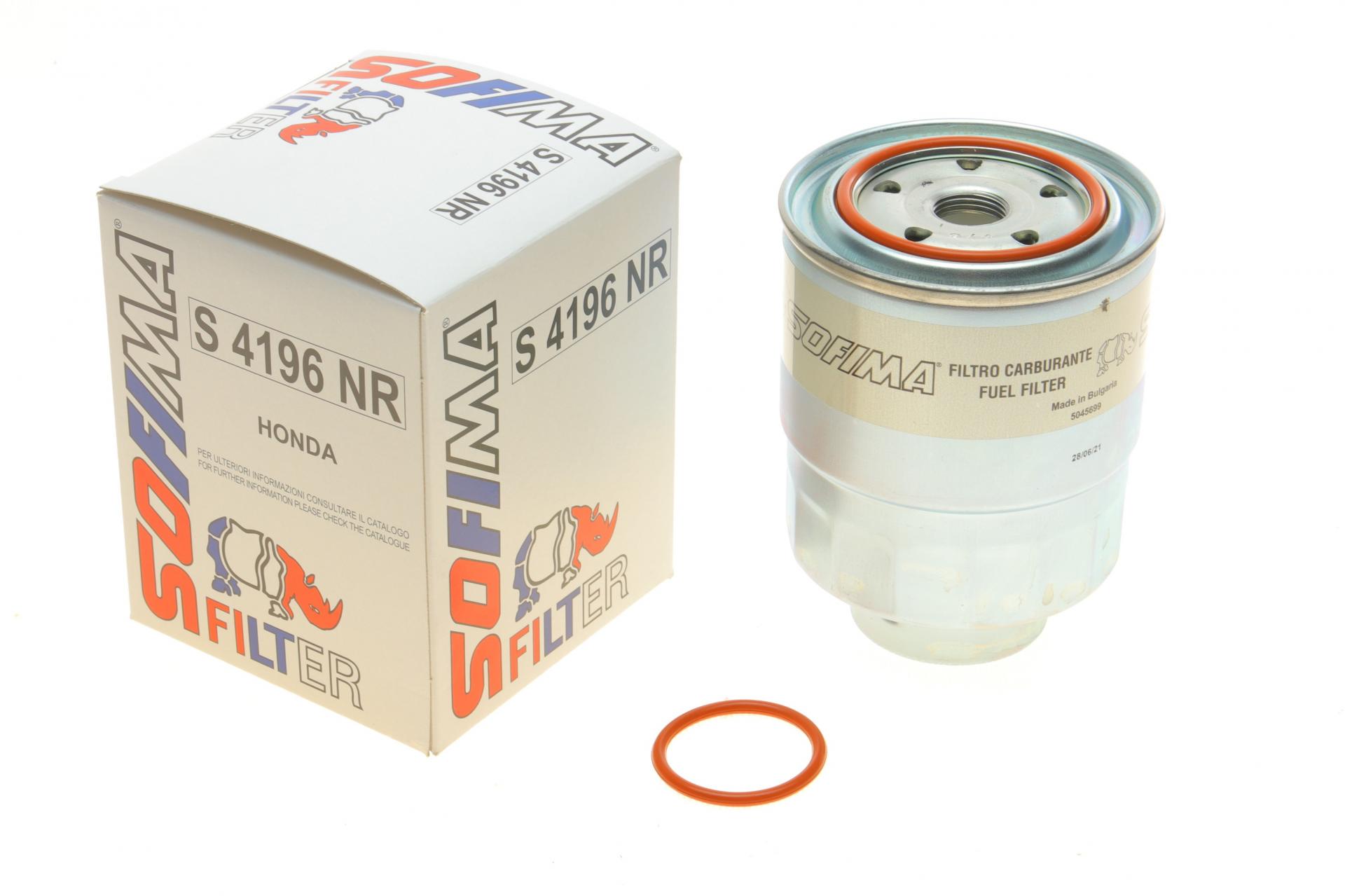 Фільтр паливний SOFIMA Honda CR-V/Civic/Accord 2,2 CTDi 04- (S 4196 NR)