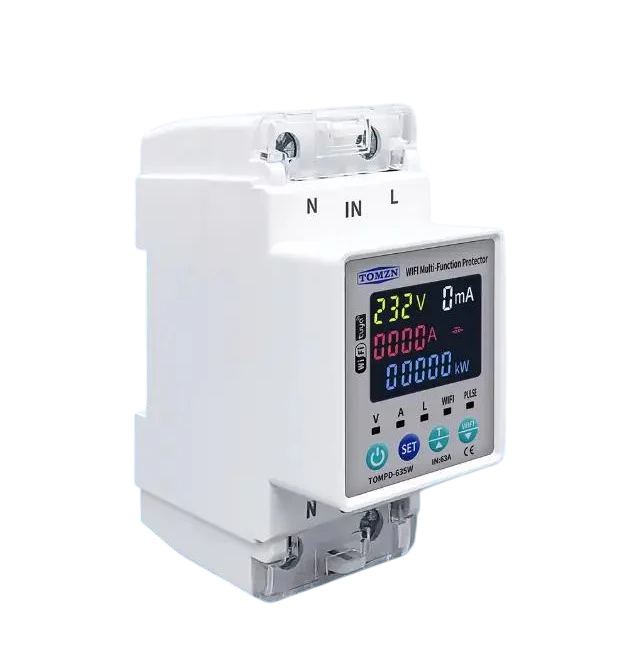 Реле напруги розумне Wifi TOMZN TOMPD-63SW 63A WIFI Smart Switch TUYA Реле напруги розумне Wifi TOMZN TOMPD-63SW 63A WIFI Smart Switch TUYA