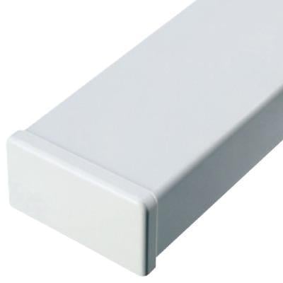 Заглушка ДКС Angara для короба ABS пластик 90х40 мм RAL9016 Белый (AIR90405)