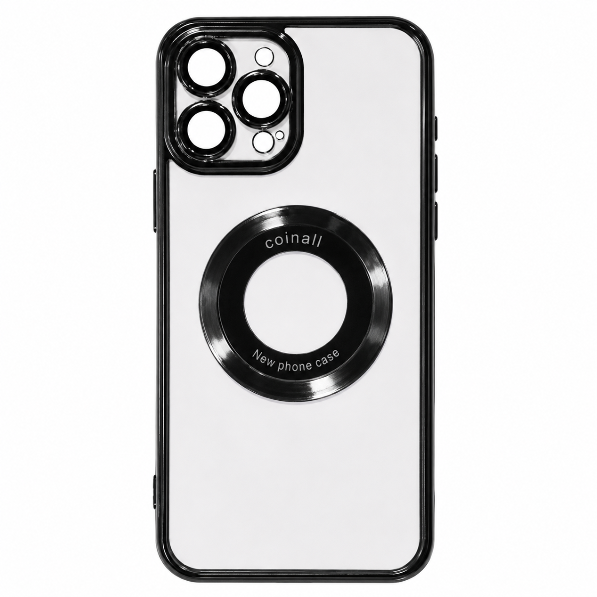 Магнитный чехол XON PhoneCase Magnetic для iPhone 14 Pro (PCMC1114300B 7898) Черный/Прозрачный