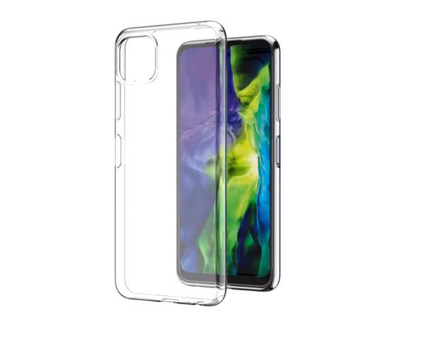 Прозрачный силиконовый чехол накладка Oucase для Samsung Galaxy A22 5G, Transparent Прозрачный силиконовый чехол накладка Oucase для Samsung Galaxy A22 5G, Transparent