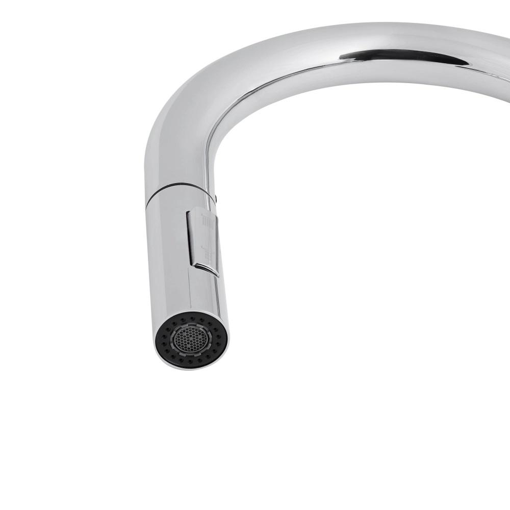 Смеситель для кухни с выдвижным изливом Q-tap Lenicka QTLEN9138103UC Chrome - фото 3 Смеситель для кухни с выдвижным изливом Q-tap Lenicka QTLEN9138103UC Chrome - фото 3