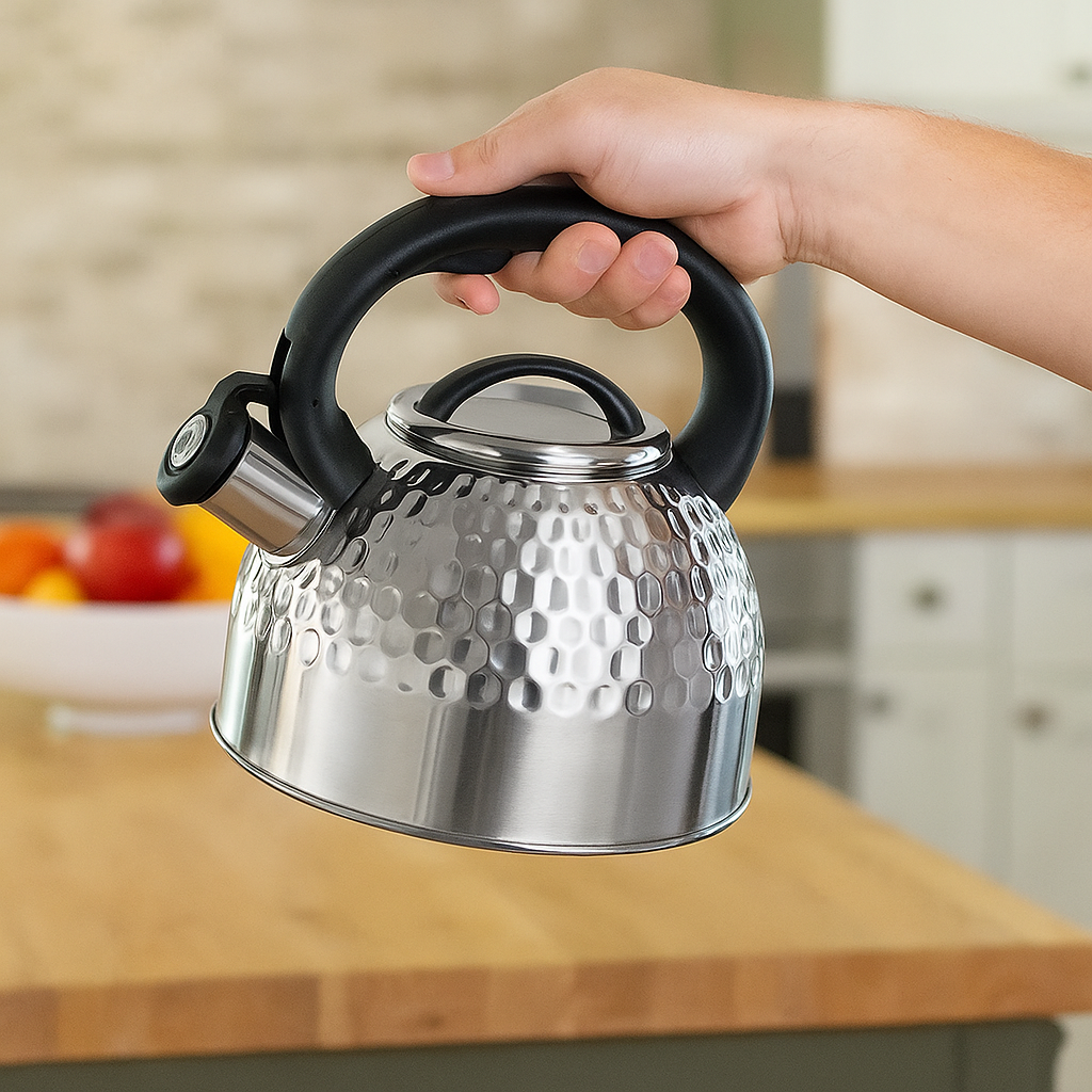Чайник для плиты SteelArt с свистком капсульное дно нержавеющая сталь 2,5 л (03-MH-5177) - фото 7 Чайник для плиты SteelArt с свистком капсульное дно нержавеющая сталь 2,5 л (03-MH-5177) - фото 7