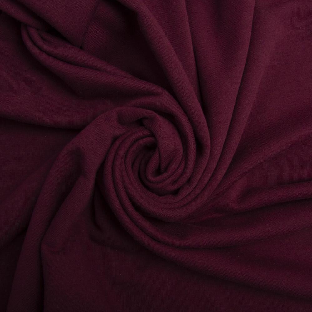 Ткань трикотаж Сезон трехнить петля Вишня (23783)