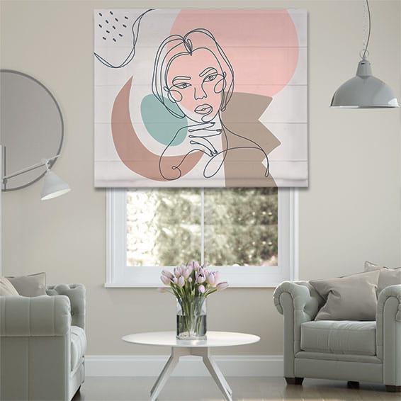 Римська штора система Classic InHt Принт 04-58 Арт 180х170 см Різнокольоровий (13708)