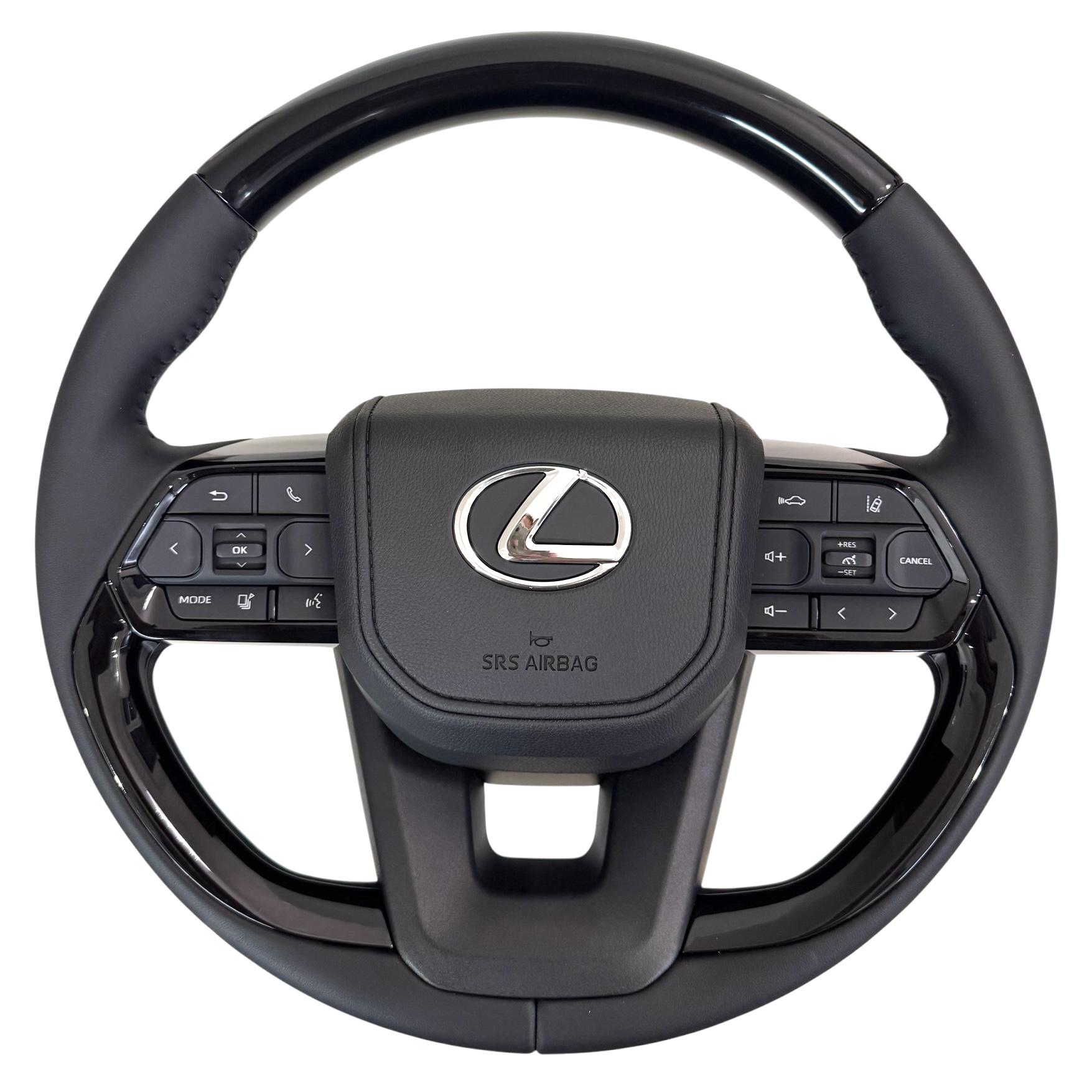 Кермо для Lexus LX470/GX470 в сборі рояльний лак логотип хром (29726596)