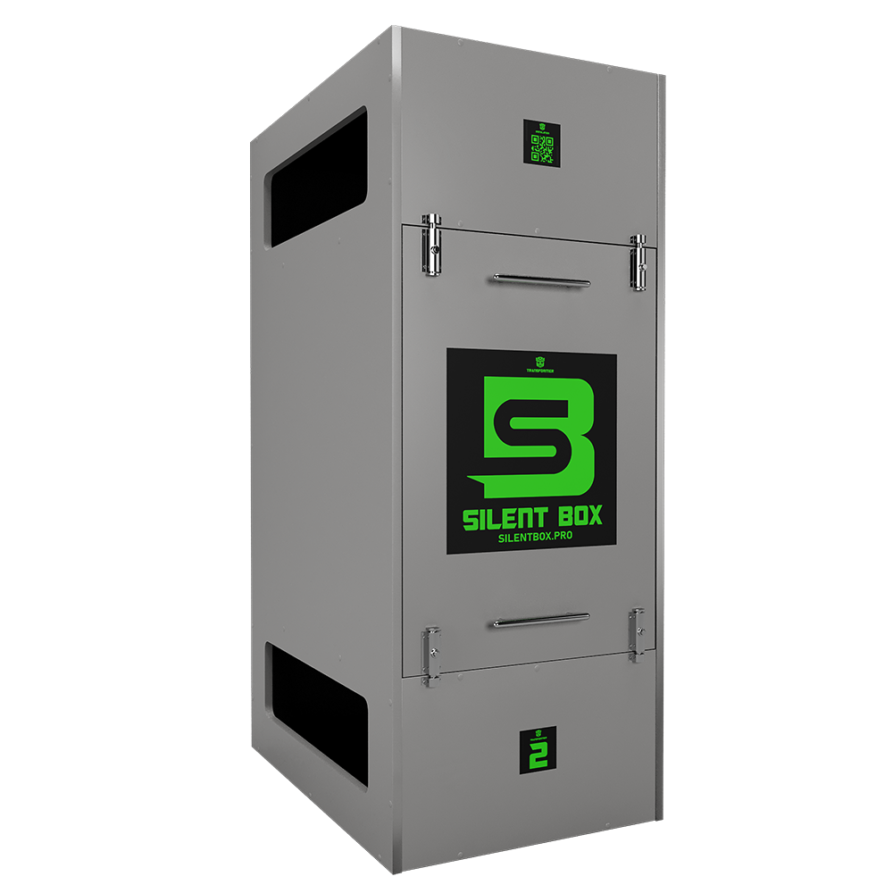 Шумобокс на два асіка SILENT BOX TRANSFORMER 2 Gray Vertical (TR2GrayVertical)