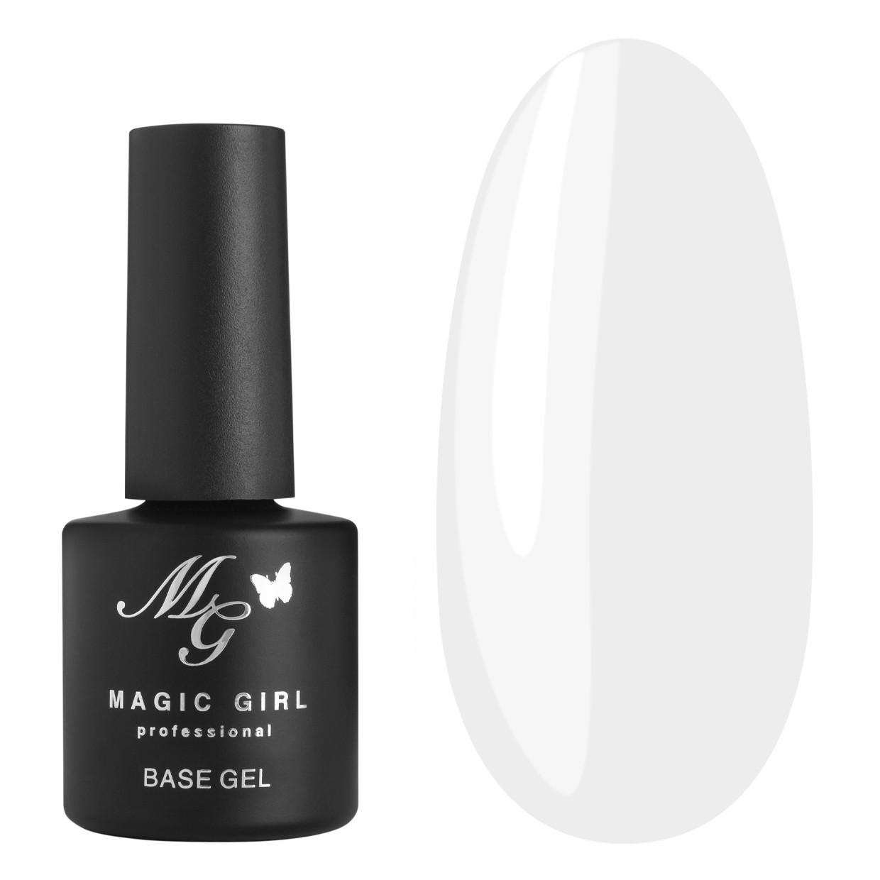 База для гель-лака Magic Girl Glossy 8 мл 01 Молочный полупрозрачный (A1635404255)