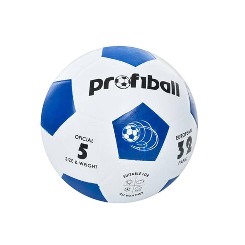 Футбольный мяч Profiball 5 резина Синий (SI-344-S-115)