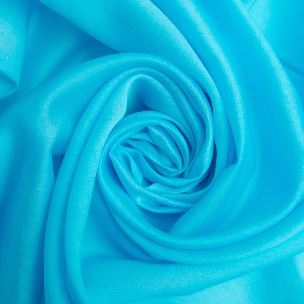 Ткань Тенсел шелк 45 г/м2 150 см для изысканной одежды Темно-голубой