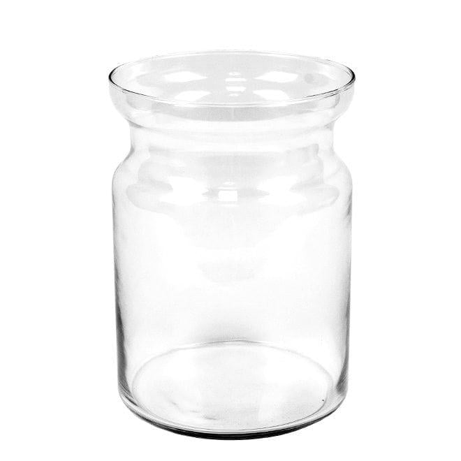 Ваза стеклянная Flora H 25 см (8414)