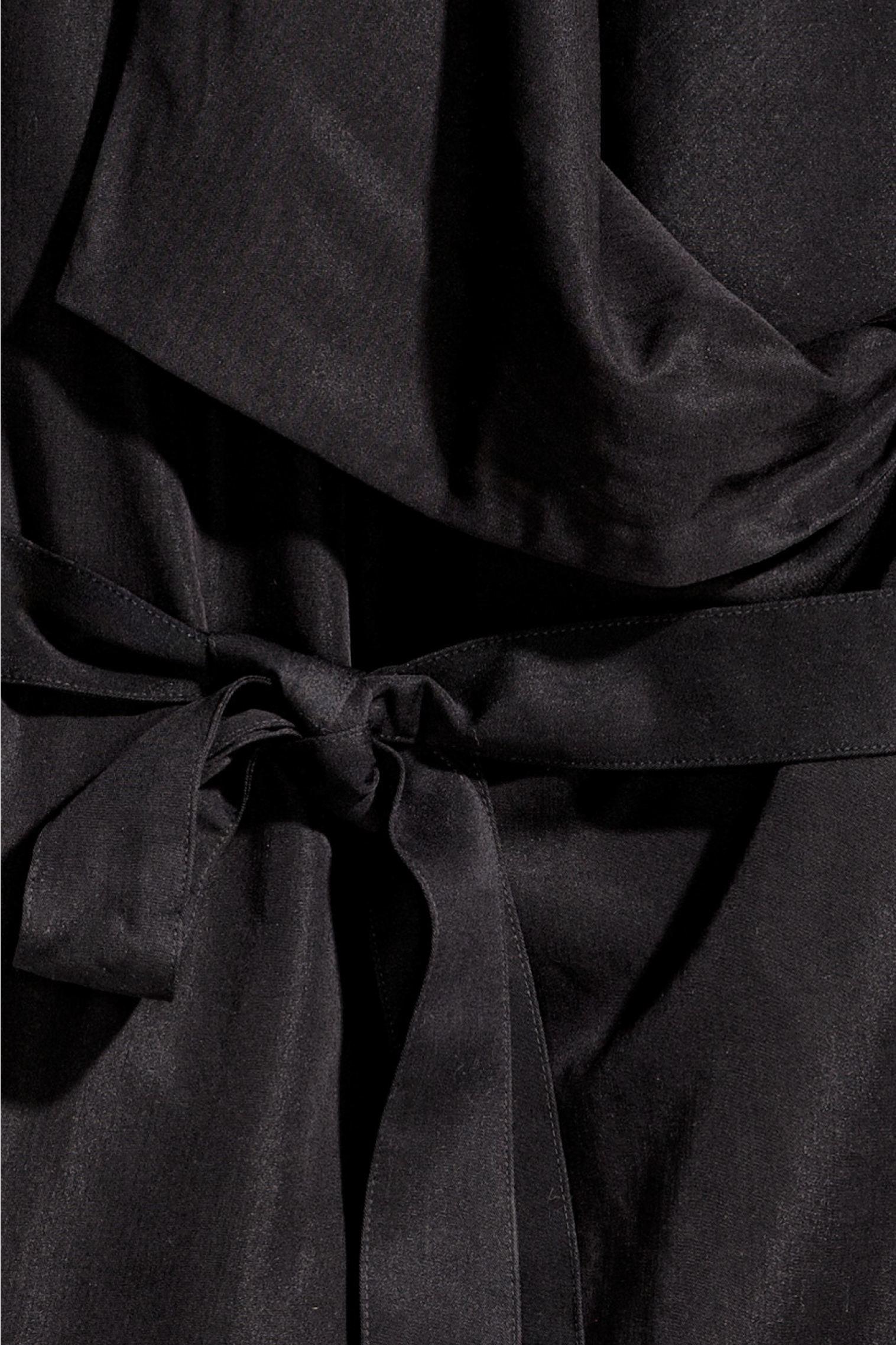 Тренч H&M р. 32 Черный (320686a99) - фото 3 Тренч H&M р. 32 Черный (320686a99) - фото 3