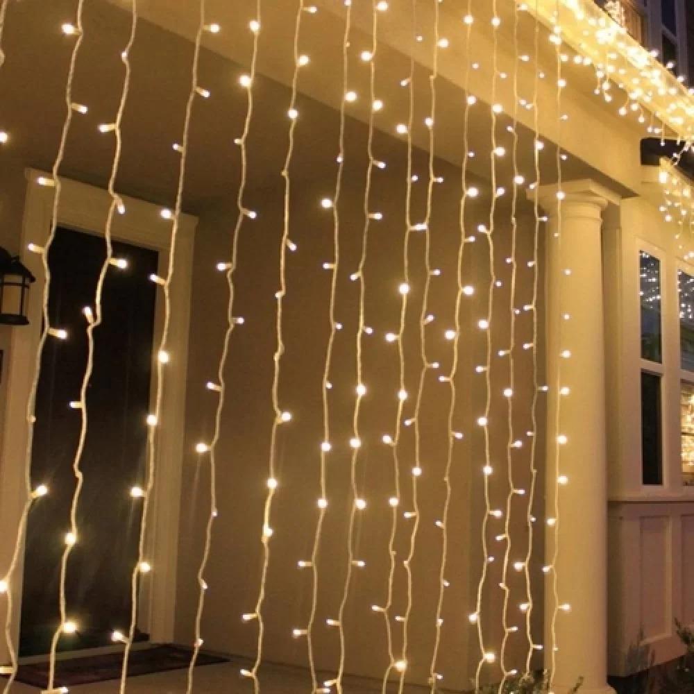 Гирлянда Штора LED 200 Теплый белый (1-69) Гирлянда Штора LED 200 Теплый белый (1-69)