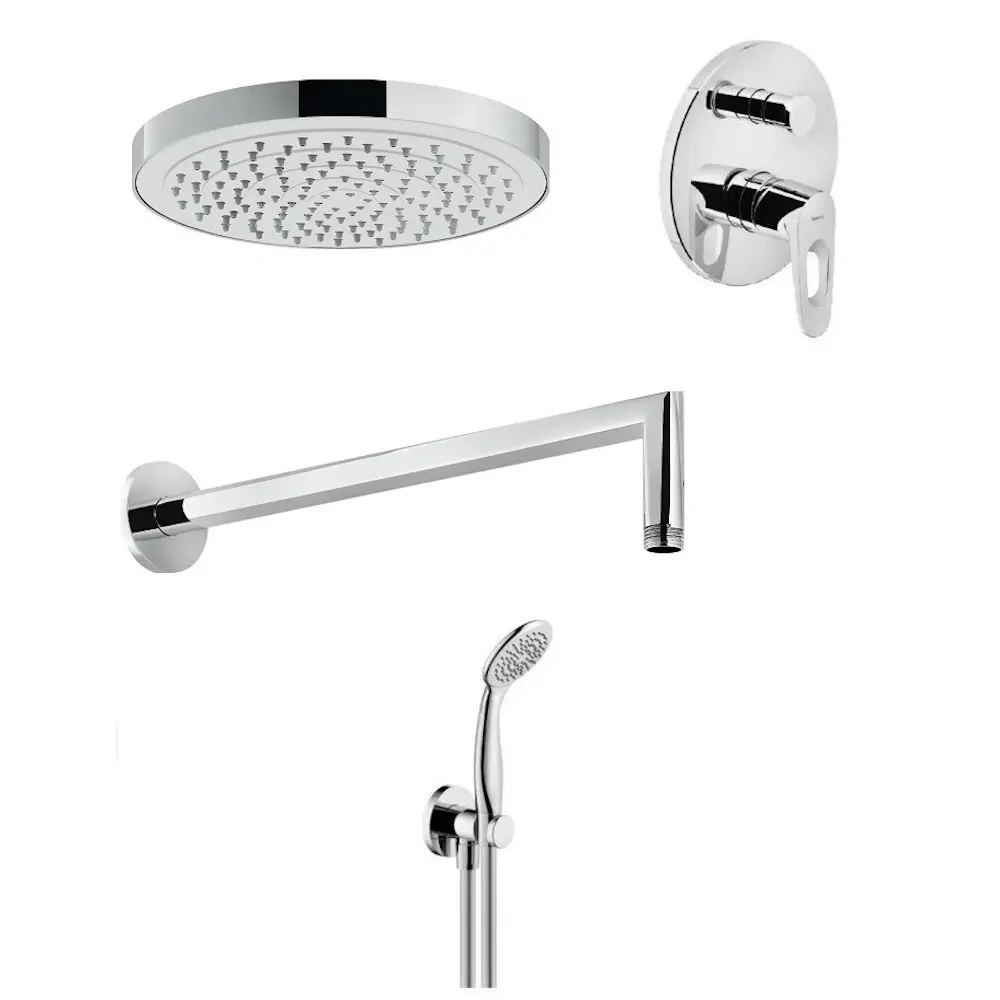 Душевая система Nobili Portofino без излива металл Хром (PO112000CR)