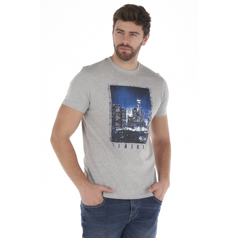 Футболка мужская Timeout 10172684 S Серый