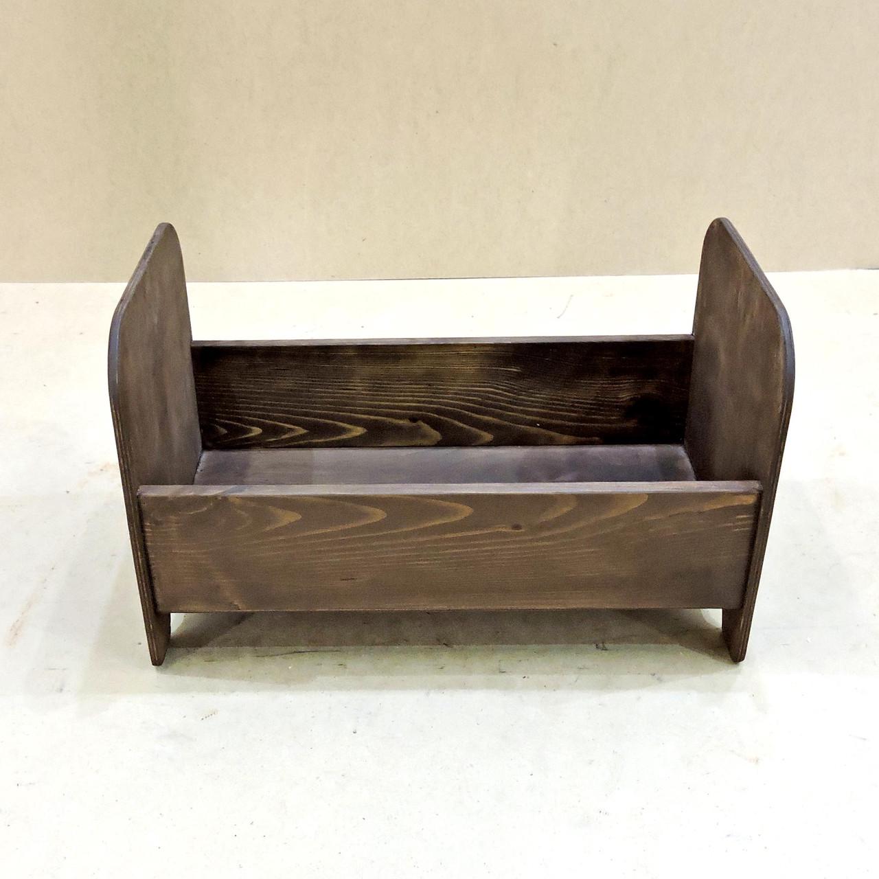 Кровать для кукол из дерева Мариан Капучино (КРТ-001609) - фото 4 Кровать для кукол из дерева Мариан Капучино (КРТ-001609) - фото 4