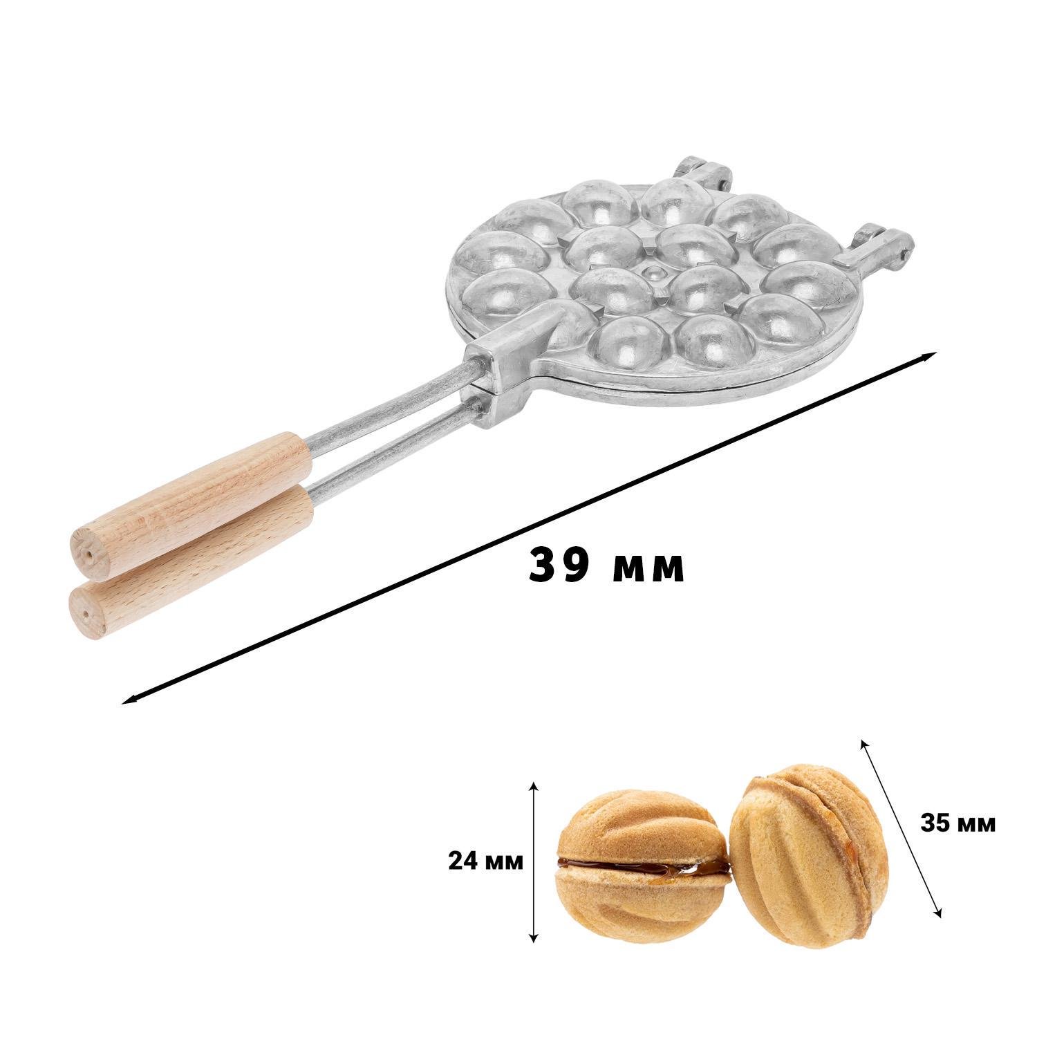 Форма для выпечки орешков на 16 орехов (81836) - фото 2 Форма для выпечки орешков на 16 орехов (81836) - фото 2