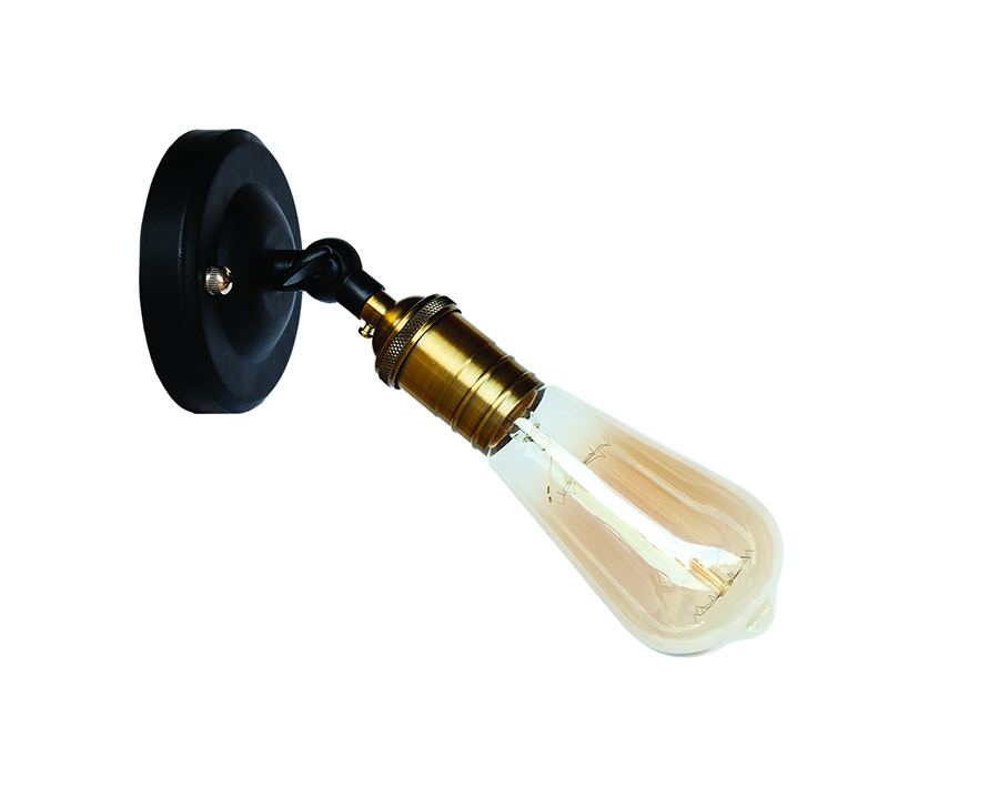 Бра Levistella Lofty коротке з патроном AMP17 Чорний/Бронзовий (1963530188)