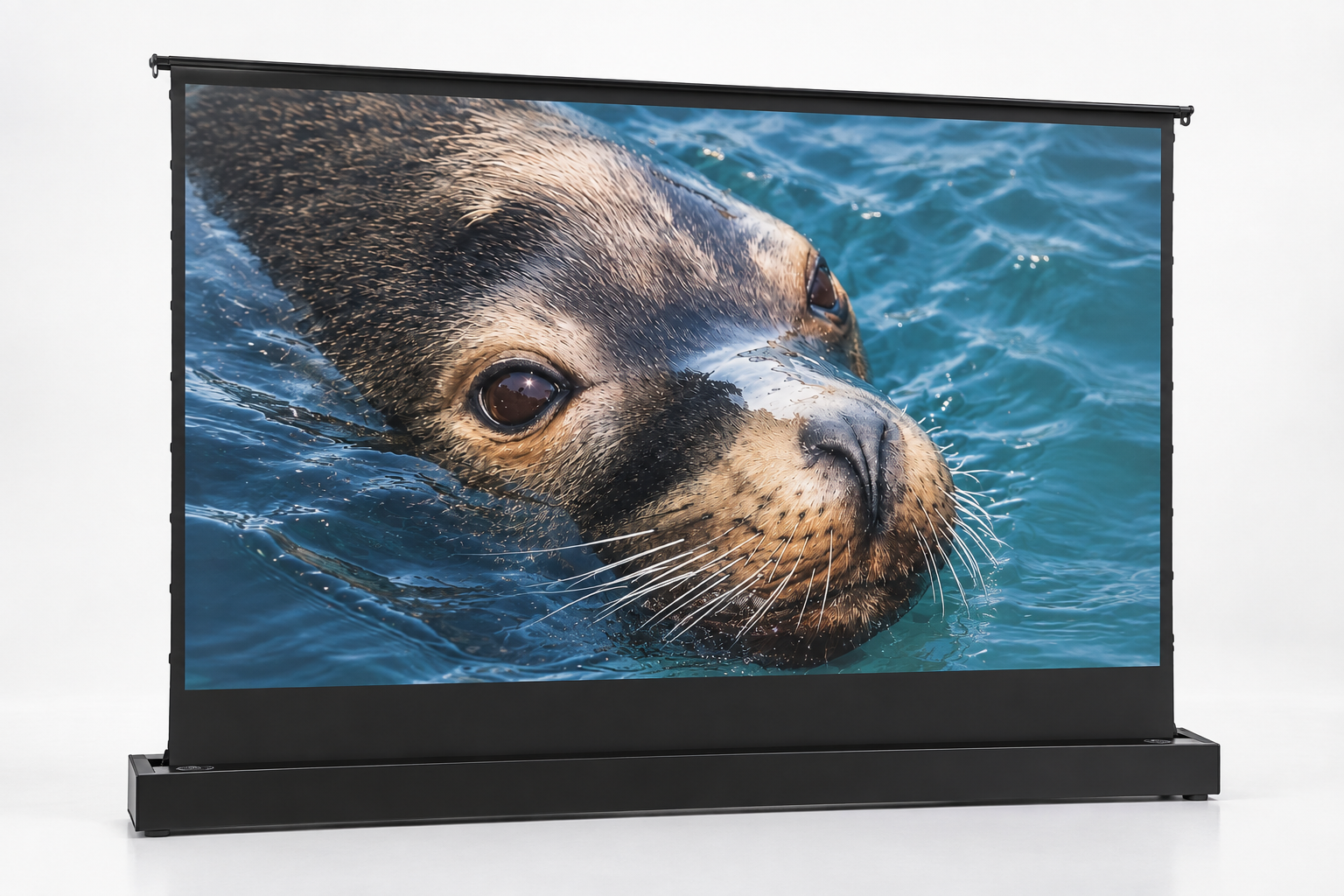 Экран для проектора моторизованный Vivid Storm ALR S PRO 4K Ultra HD 16:9 напольный с пультом 150" (38064509)