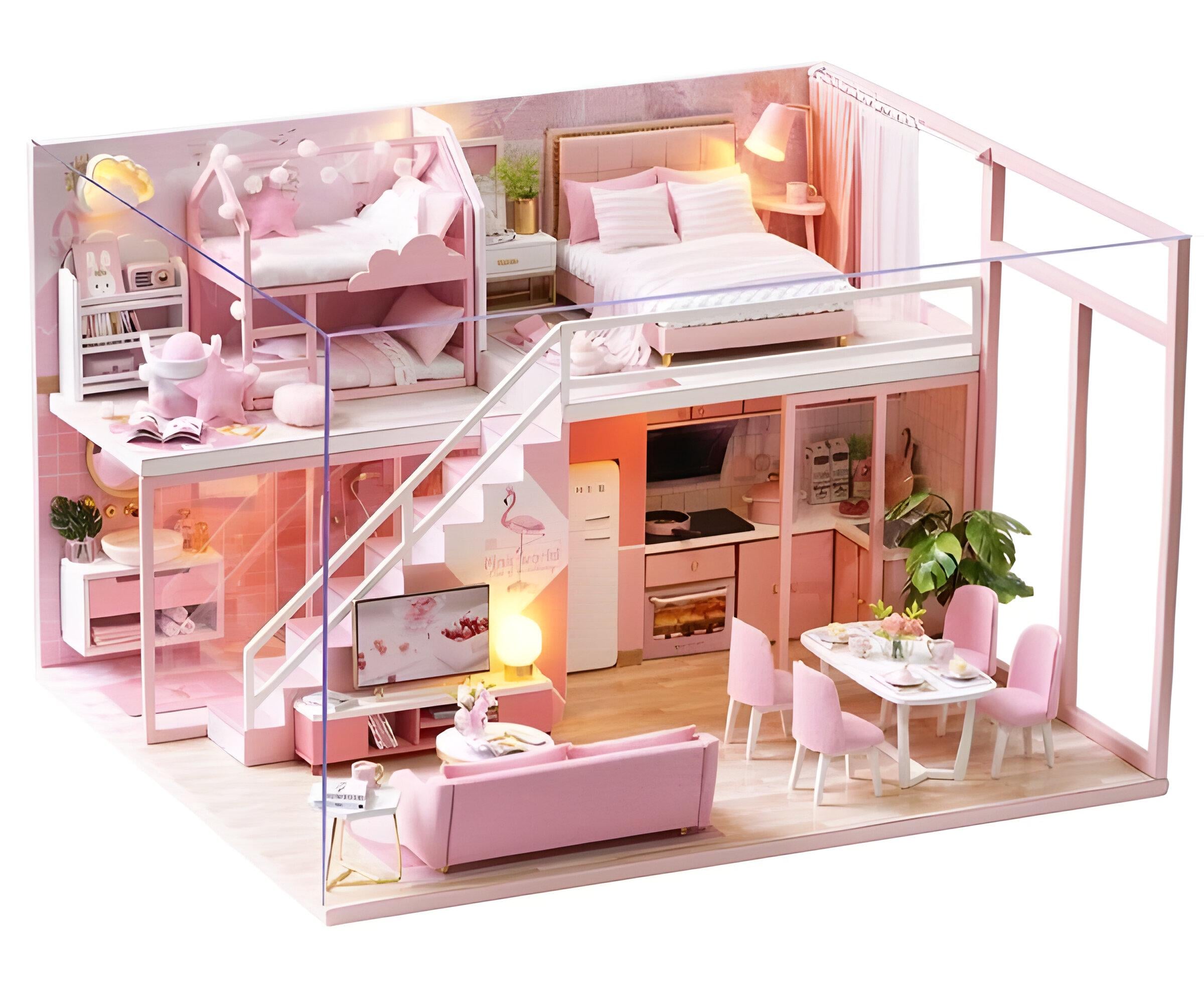 3D-конструктор Румбокс Двухэтажная вилла Meeting Your Sweet (L-027-B) 3D-конструктор Румбокс Двухэтажная вилла Meeting Your Sweet (L-027-B)