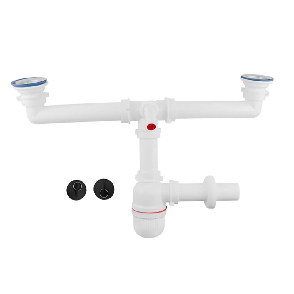 Сифон для стиральной машины Bakimay 70 мм пластик двойной (PUD-1164) - фото 3 Сифон для стиральной машины Bakimay 70 мм пластик двойной (PUD-1164) - фото 3