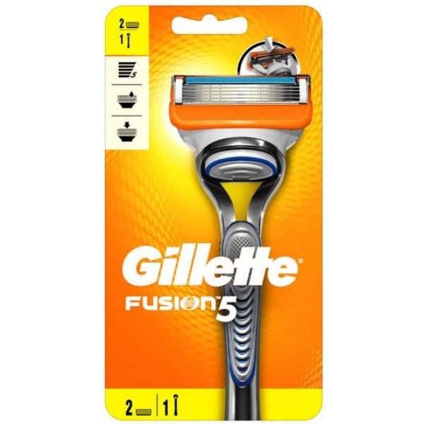 Станок для бритья с 2 сменными кассетами Gillette Fusion 5 (458110)