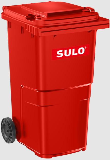 Контейнер для мусора SULO Citybac 240 л Красный