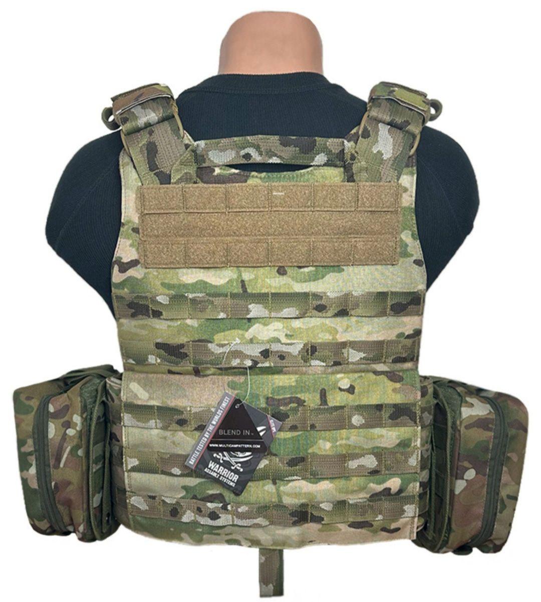 Плитоноска Warrior Assault Systems Quad Release Carrier с подсумками АК 7,62 7 З L Multicam - фото 4