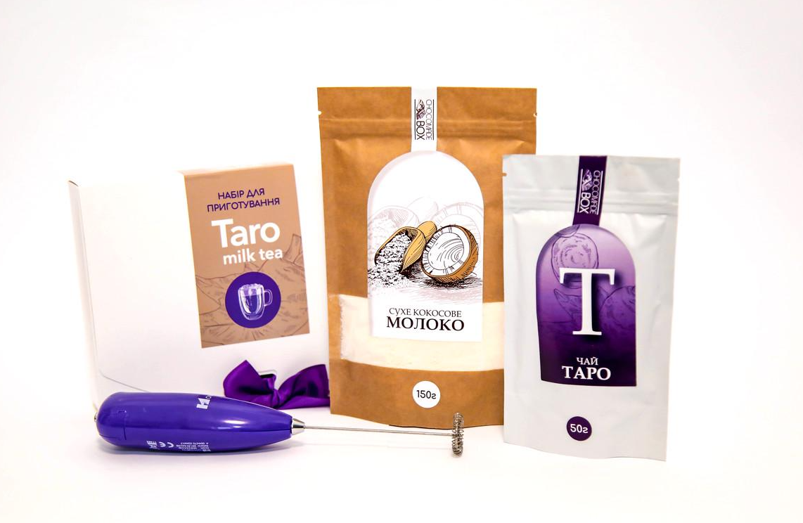 Подарунковий набір Chocomade Box для приготування напою TARO MILK TEA