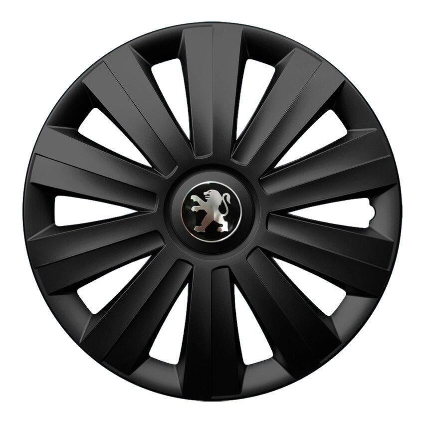 Комплект ковпаків JAWOPLAST Snake R14 для Peugeot 4 шт. Black (28435166)