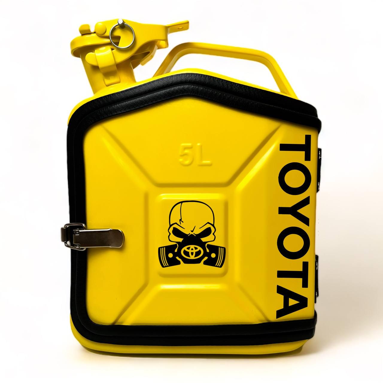 Минибар Канистра с двумя стаканами 250 мл 5 л Желтый (00063)