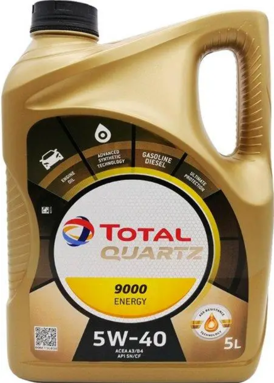 Моторное масло Total Quartz 9000 5W-40 5 л