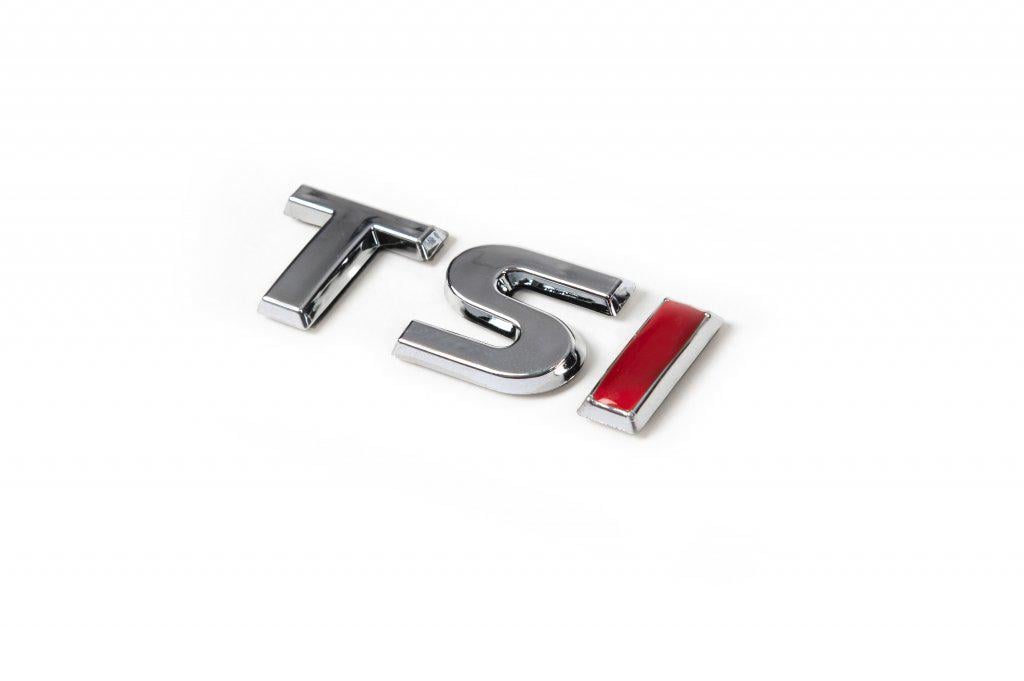 Напис TSI TS-хром I-червона Davs Auto для Volkswagen Scirocco abs-пластик Хром