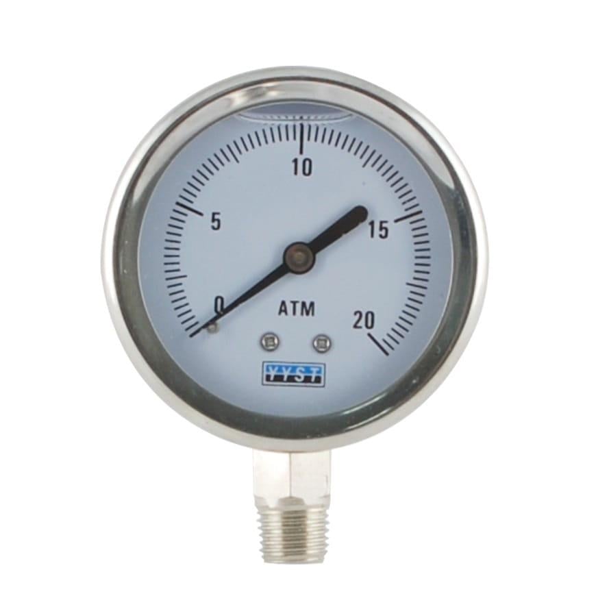 Манометр торцевой ZYIA 60 мм 20 бар PG 0-300 (RFL-865) Манометр торцевой ZYIA 60 мм 20 бар PG 0-300 (RFL-865)