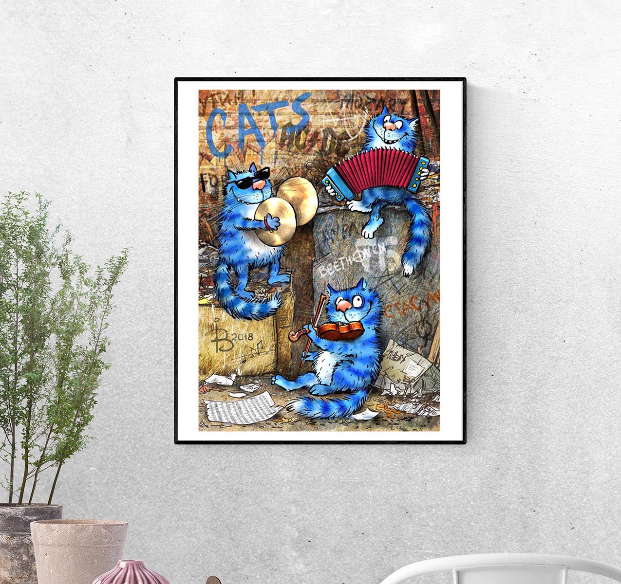 Постер В джазе только джентльмены формат А-1