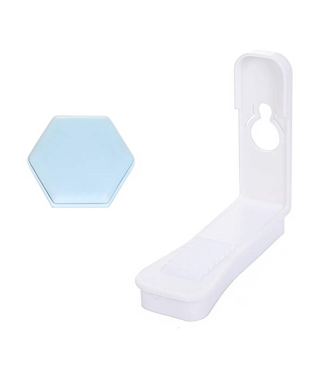 Тримач для простирадла низький з блакитним затиском 9,5 см (K7-14-1487-НБЛ)