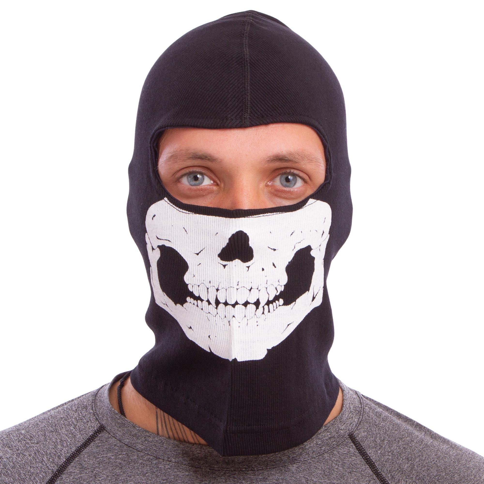 Балаклава SP-Sport Скелет MS-4824-1 Skull Черный/Белый (NA000454)