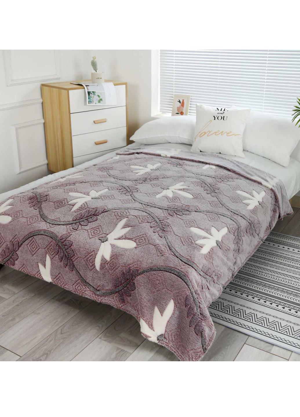 Покрывало велюровое с рисунком 200х180 см (103320-10)